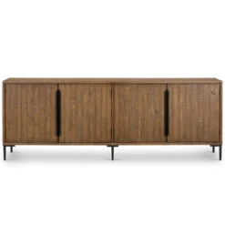Wyeth Rustic Sandalwood 4 Door Sideboard -Famous Furniture Shop 108384 005 FRT 1 67406.1672872849