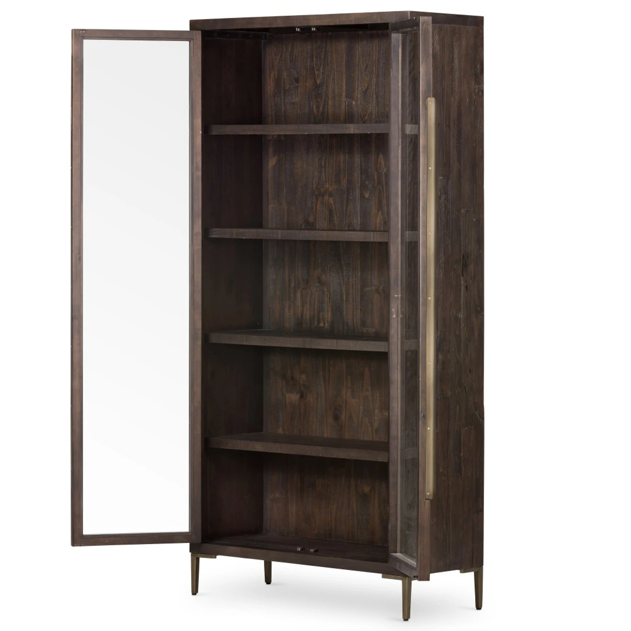 Wyeth Dark Reclaimed Wood Cabinet 4 Wyeth Dark Reclaimed Wood Cabinet - Image 2