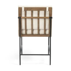 Crete Beige Upholetered Oak Wood Back Dining Chair -Famous Furniture Shop 108419 001 6 34669.1614535718