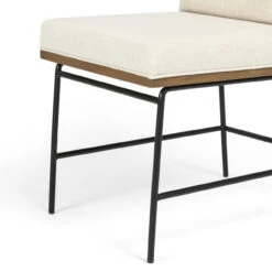 Crete Beige Upholetered Oak Wood Back Dining Chair -Famous Furniture Shop 108419 001 9 98681.1614535722