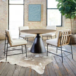 Crete Beige Upholetered Oak Wood Back Dining Chair -Famous Furniture Shop 108419 003 VIG 1 1 44145.1691592249