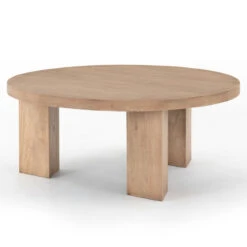 Mesa Light Brushed Round Coffee Table -Famous Furniture Shop 108601 001 5 81686.1614106065