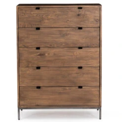 Trey Auburn Poplar 5 Drawer Tall Dresser 36" -Famous Furniture Shop 108604 001 FRT 1 78013.1681438416