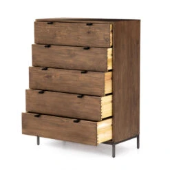 Trey Auburn Poplar 5 Drawer Tall Dresser 36" -Famous Furniture Shop 108604 001 OPN 1 64612.1681438416