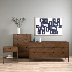 Trey Auburn Poplar 5 Drawer Tall Dresser 36" -Famous Furniture Shop 108604 001 VIG 1 24441.1681438416