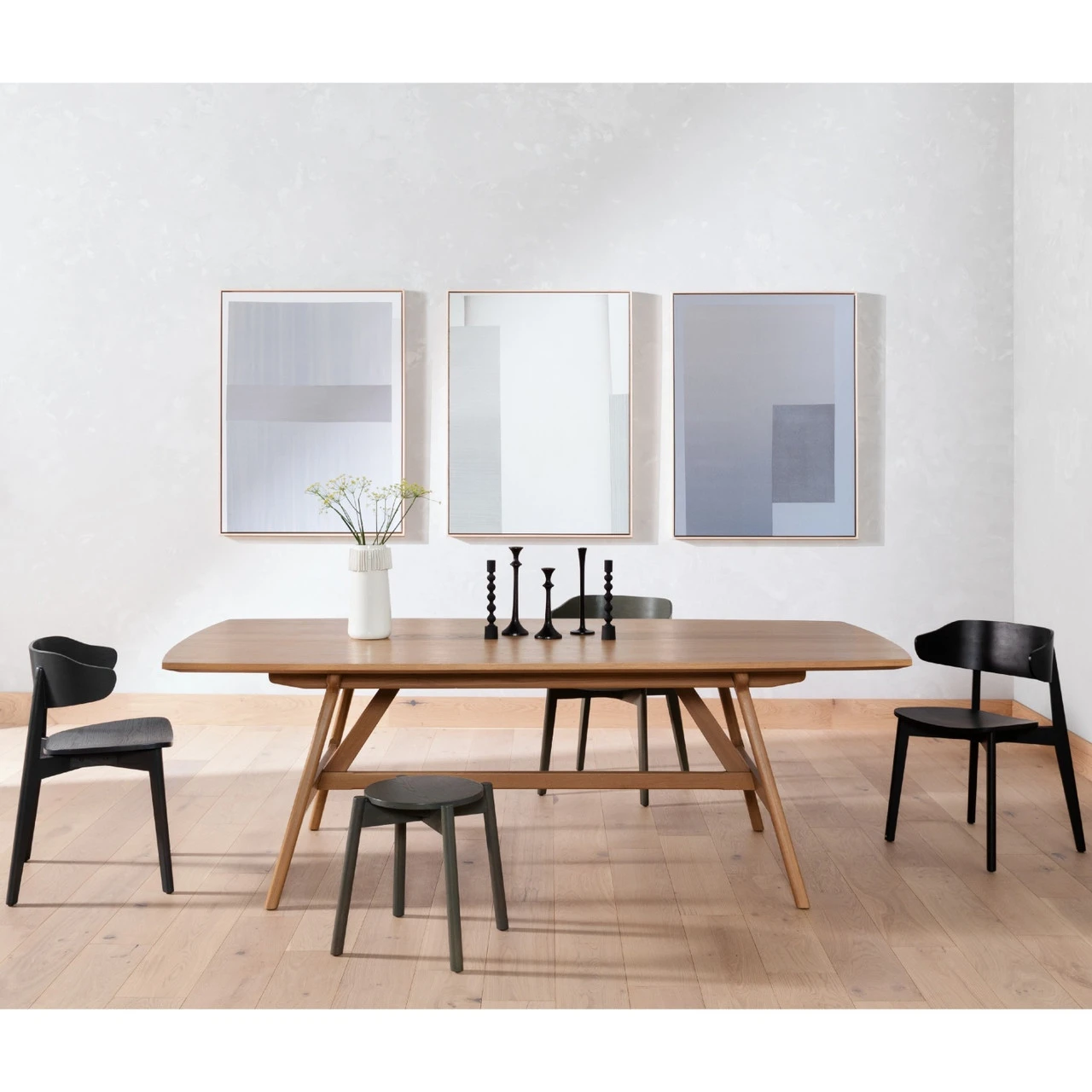 Franco Black Veneer Dining Chair 4 Franco Black Veneer Dining Chair - Image 2