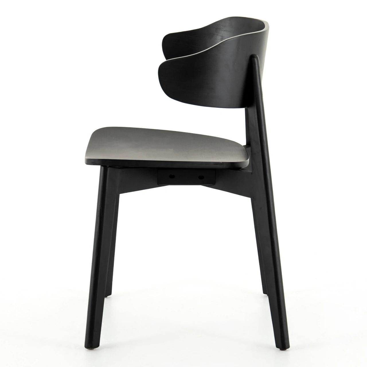 Franco Black Veneer Dining Chair 6 Franco Black Veneer Dining Chair - Image 4