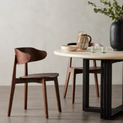 Franco Modern Brown Wood Dining Side Chair -Famous Furniture Shop 108716 005 ESS 1 1 60394.1694016740