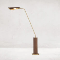 Astrid Dark Brown Leather Floor Lamp -Famous Furniture Shop 108773 001 1 15593.1615091544