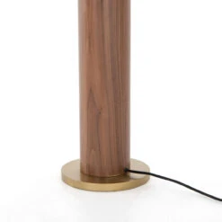 Astrid Dark Brown Leather Floor Lamp -Famous Furniture Shop 108773 001 7 73153.1615091551