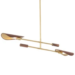 Astrid Double Pendant-D Brown Leather -Famous Furniture Shop 108776 001 11 65935.1614043265