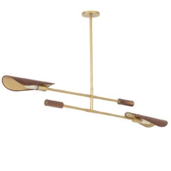 Astrid Double Pendant-D Brown Leather -Famous Furniture Shop 108776 001 6 47863.1614043275