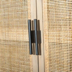 Caprice Woven Cane 4 Door Sideboard 72" -Famous Furniture Shop 108909 001 DET 4 08883.1596642307