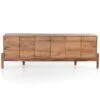Reza Mid Century Modern Acacia Wood Media Console 84" -Famous Furniture Shop 108962 001 FRT 1 1 69868.1691602208