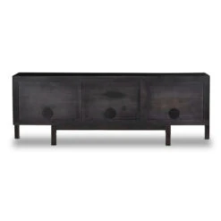 Reza Mid Century Modern Black Wood Media Console 84" -Famous Furniture Shop 108962 003 BCK 1 1 21159.1691603073