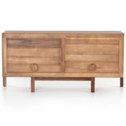Reza Mid Century Modern Acacia Wood Media Console 70" -Famous Furniture Shop 109029 001 BCK 1 53753.1672868403