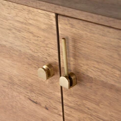 Reza Mid Century Modern Acacia Wood Media Console 70" -Famous Furniture Shop 109029 001 DET 7 50083.1672868399