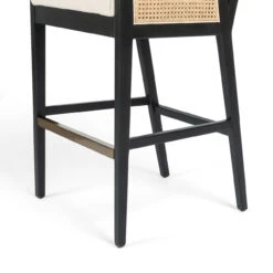 Antonia Cane Brushed Ebony Bar Stool -Famous Furniture Shop 109035 001 8 08711.1614306951