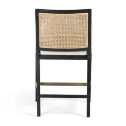 Antonia Cane Brushed Ebony Counter Stool -Famous Furniture Shop 109035 002 6 17548.1614307469