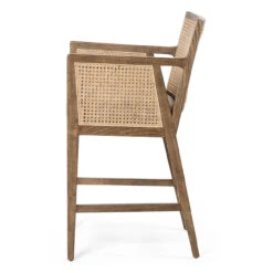 Antonia Cane Toasted Nettlewood Counter Stool -Famous Furniture Shop 109035 003 4 36292.1614307799