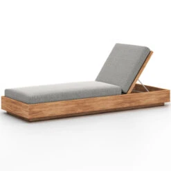 Kinta Natural Teak Outdoor Chaise