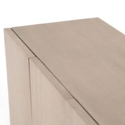 Liv Pale Oak Sculptural 4 Door Oak Sideboard 74" -Famous Furniture Shop 109296 001 13 74585.1614823180