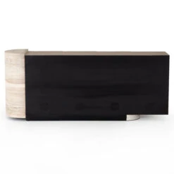 Liv Pale Oak Sculptural 4 Door Oak Sideboard 74" -Famous Furniture Shop 109296 001 7 43880.1614823176