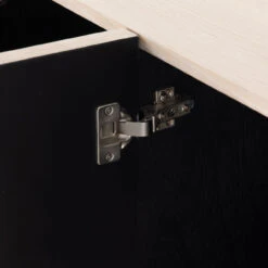 Liv Pale Oak Sculptural 4 Door Oak Sideboard 74" -Famous Furniture Shop 109296 001 9 80387.1614823182