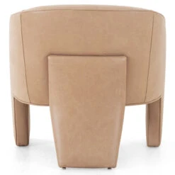 Fae Palermo Nude Leather Chair -Famous Furniture Shop 109385 007 BCK 1 45630.1671230529