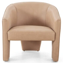 Fae Palermo Nude Leather Chair -Famous Furniture Shop 109385 007 FRT 1 69519.1671230536