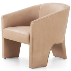 Fae Palermo Nude Leather Chair