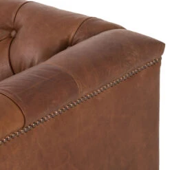 Maxx Heirloom Sienna Leather Sofa 86" -Famous Furniture Shop 109492 003 DET 1 45326.1670006476