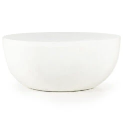 Basil Matte White Rust Outdoor Coffee Table -Famous Furniture Shop 109673 003 FRT 1 46909.1653639539