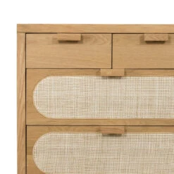 Allegra Woven Cane 8 Drawers Oak Wood Dresser 61" 15 Allegra Woven Cane 8 Drawers Oak Wood Dresser 61" -Famous Furniture Shop 109718 001 DET 1 43651.1596827554