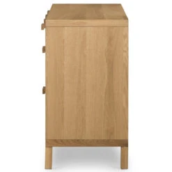 Allegra Woven Cane 8 Drawers Oak Wood Dresser 61" 12 Allegra Woven Cane 8 Drawers Oak Wood Dresser 61" -Famous Furniture Shop 109718 001 SID 1 71559.1596827548