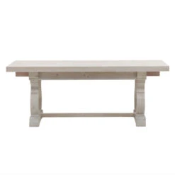 Chantelle Whitewashed Pine Extendable Trestle Dining Table 78-110" 14 Chantelle Whitewashed Pine Extendable Trestle Dining Table 78-110" -Famous Furniture Shop 11F323DF 453F 4055 B1B0 F450F3AF819C 1 201 a 71013.1715096597