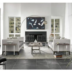 Hartley Coastal Beige Tuxedo Back Sofa 83" -Famous Furniture Shop 1878de6aa3c52797418182c9f36b55073c0488e1 full 30838.1545164797