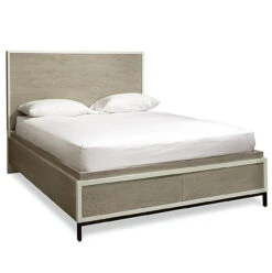 Modern Gray Queen Platform Storage Bed Frame -Famous Furniture Shop 219210SB S 03202.1450369931