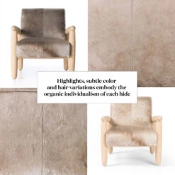 Rivers Buff Hair On Hide Sling Chair -Famous Furniture Shop 222702 026 INF 1 81100.1672184750