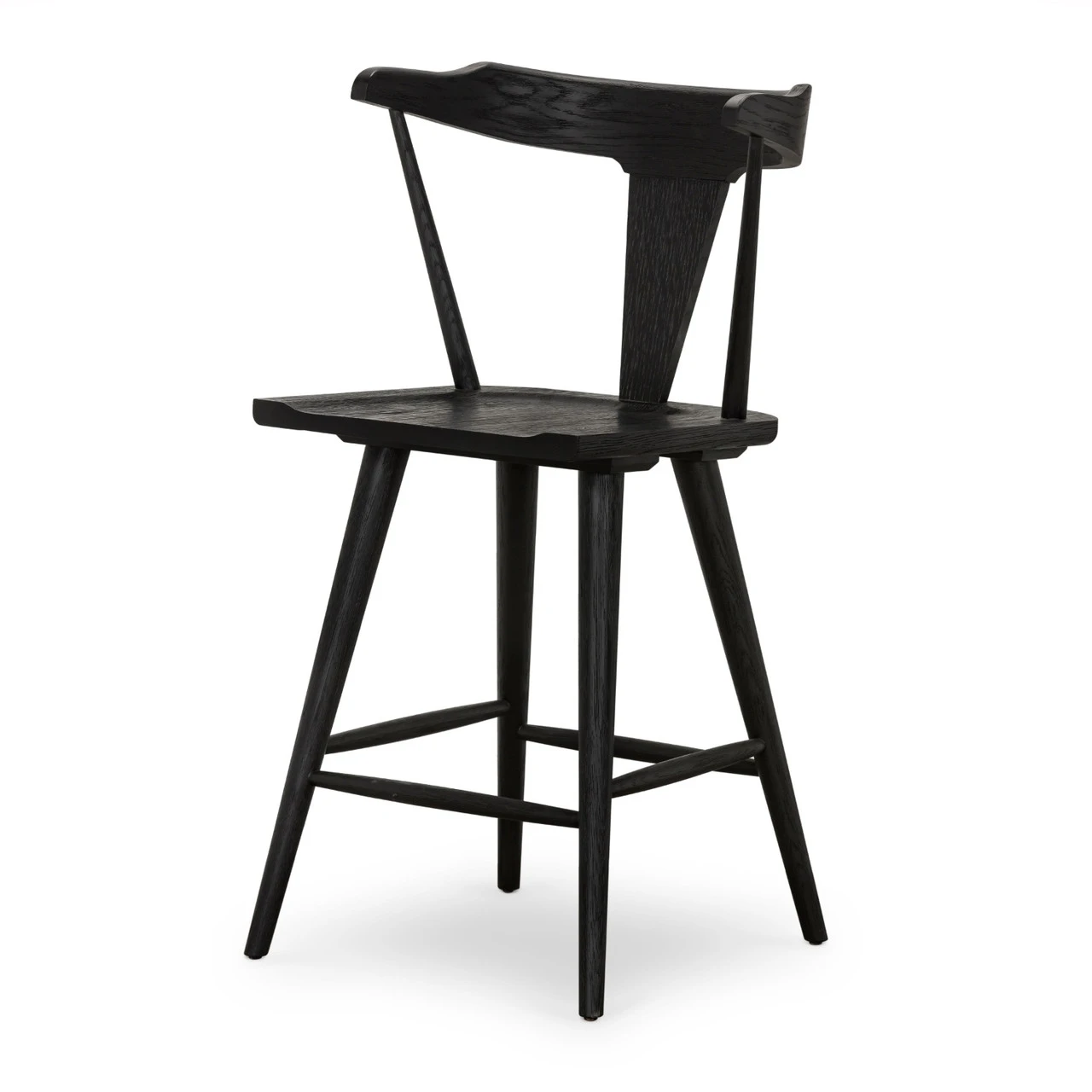 Ripley Black Oak Counter Stool 3 Ripley Black Oak Counter Stool