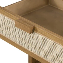 Allegra Woven Cane 1 Drawer Oak Wood Nightstand -Famous Furniture Shop 223189 001 DET 2 22354.1596830280