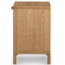 Allegra Woven Cane 1 Drawer Oak Wood Nightstand -Famous Furniture Shop 223189 001 SID 1 47166.1596830279