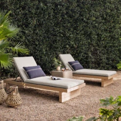 Leroy Washed Brown Outdoor Chaise -Famous Furniture Shop 223214 004 ROM 1 97325.1624307729