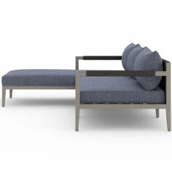 Sherwood Grey Teak Outdoor 2-Piece Sectional LAF -Famous Furniture Shop 223269 007 SID 1 11942.1654070430