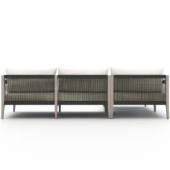 Sherwood Grey Teak Ivory Outdoor 2-Piece Sectional LAF -Famous Furniture Shop 223269 018 BCK 1 03420.1654065111