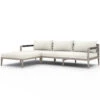 Sherwood Grey Teak Ivory Outdoor 2-Piece Sectional LAF -Famous Furniture Shop 223269 018 PRM 1 49435.1654065110
