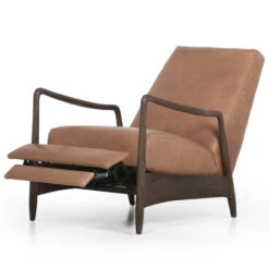 Braden Dakota Warm Taupe Leather Recliner -Famous Furniture Shop 223406 046 OPN 1 78265.1670543190