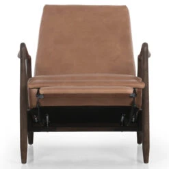 Braden Dakota Warm Taupe Leather Recliner -Famous Furniture Shop 223406 046 OPN 2 21485.1670543192