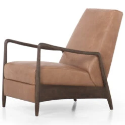 Braden Dakota Warm Taupe Leather Recliner -Famous Furniture Shop 223406 046 PRM 2 73321.1670543191