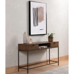 Trey Auburn Poplar Console Table -Famous Furniture Shop 223913 001 HOV 1 81207.1638457347